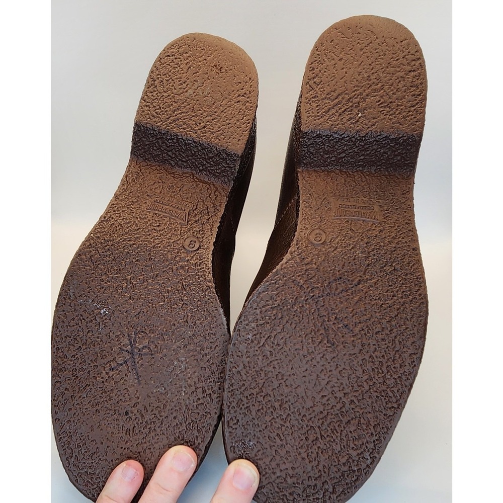 Women's Brown Rubber Waterproof Short Boots Front Zip Lined Size 9 - Picture 5 of 10